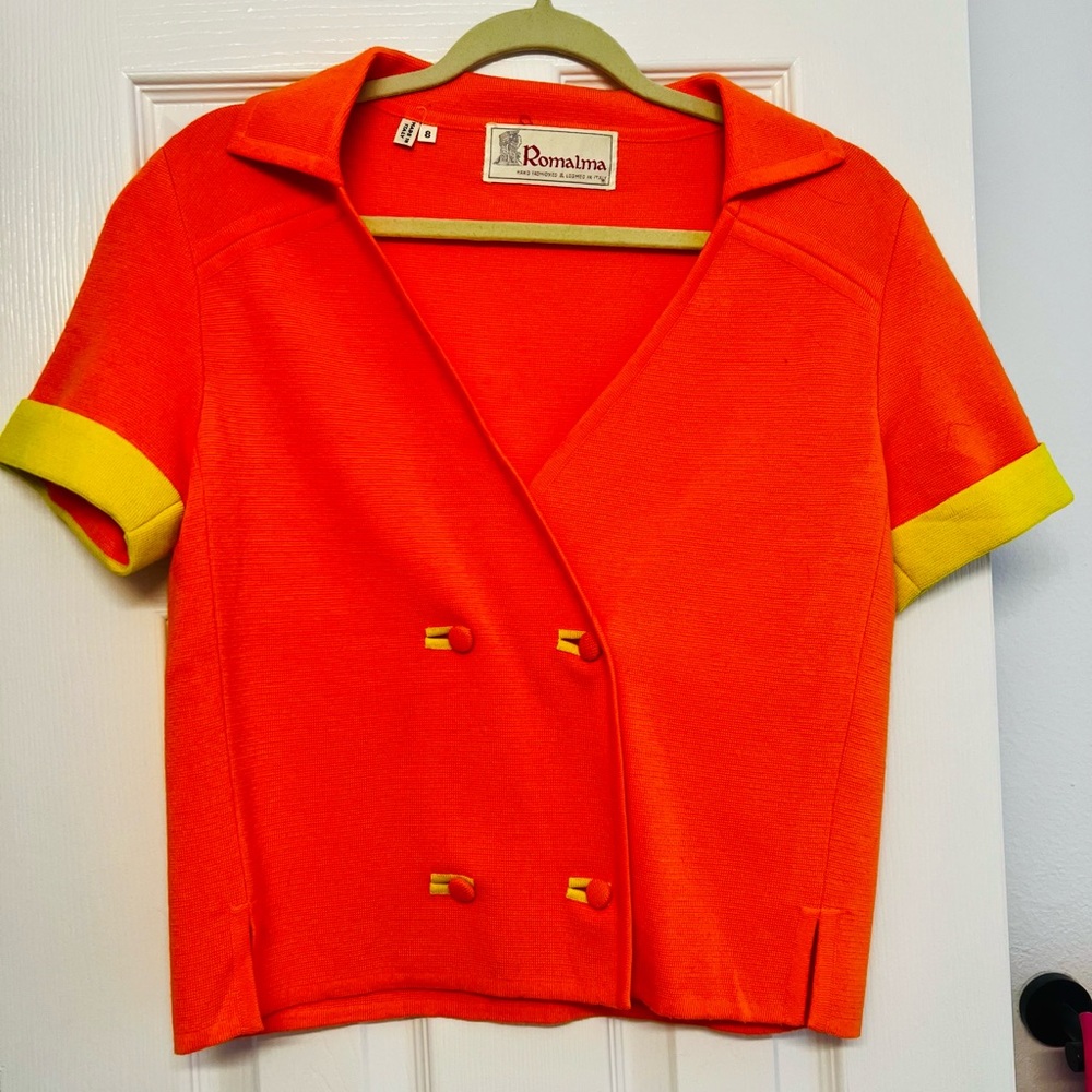 Vintage Italian knit blouse